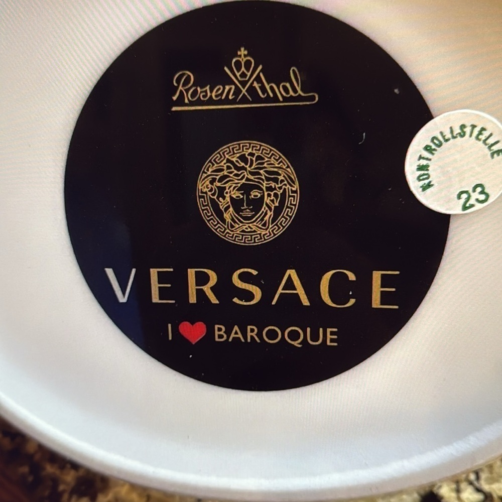 Versace Rosenthal I Love Baroque Gravy Boat and Saucer - Picture 3 of 7